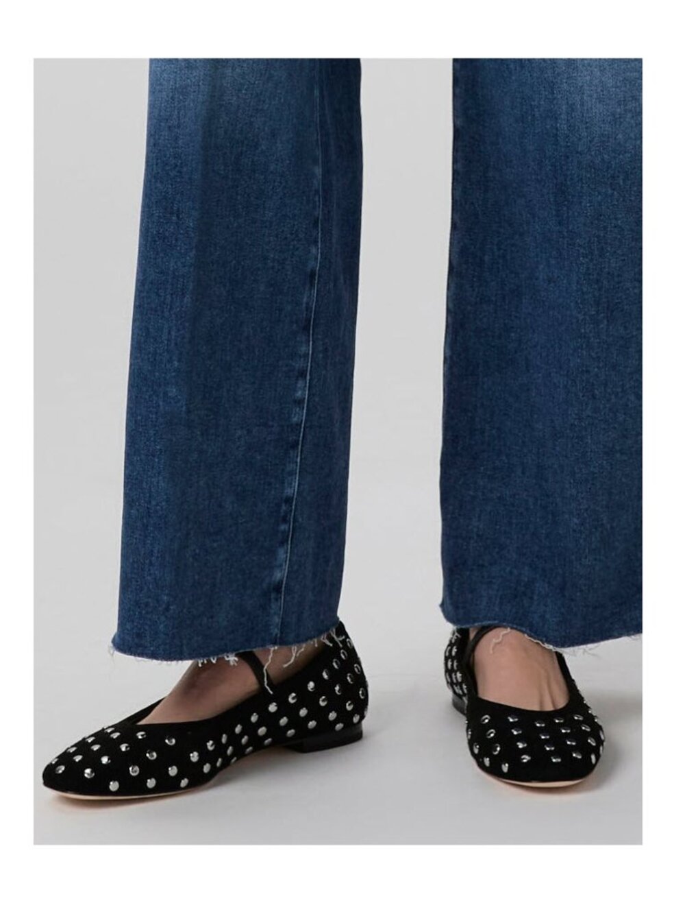 PAIGE Joya Stud Mary Jane Flats Sz 7.5